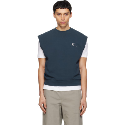 CARRER — CARRER Navy Ferro Tank Top