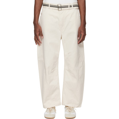 Mordecai — Mordecai Off-White Pockets Trousers