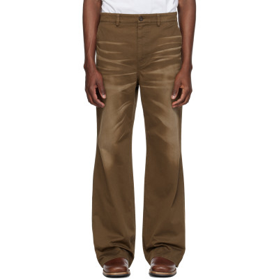 MMIC — MMIC Brown Blues Flare Chino Trousers