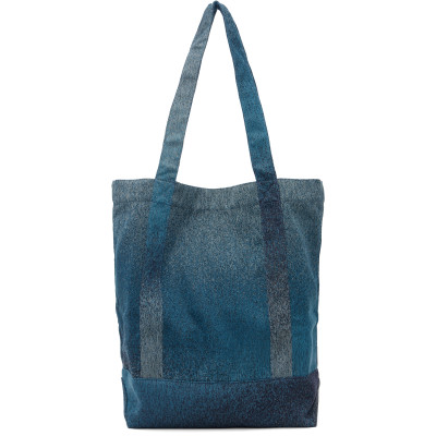 Sanderlak — Sanderlak SSENSE Exclusive Blue Maharam Edition Jacquard Tote