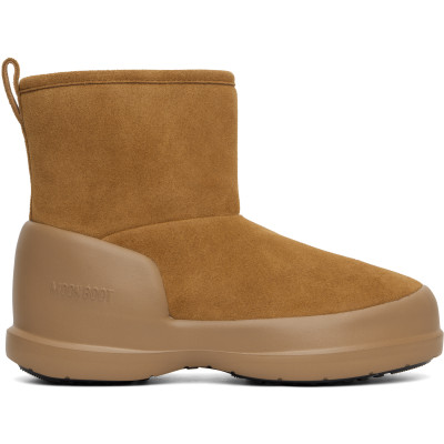 Moon Boot — Moon Boot Tan Mezzaluna Mid Boots