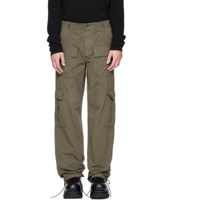 ALEXANDER DIGENOVA — ALEXANDER DIGENOVA Green Cotton Cargo Pants