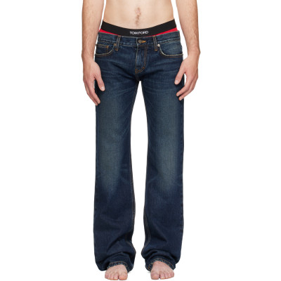 Raimundo Langlois — Raimundo Langlois Indigo Slim Straight Jeans