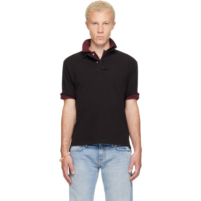 Raimundo Langlois — Raimundo Langlois Black Layered Polo