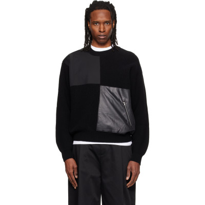 RE;CODE — RE;CODE Black Checkerboard Sweater