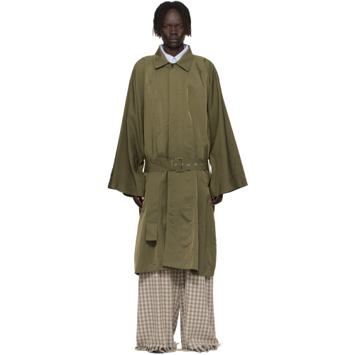 Hed Mayner — Crinkled Trench Coat