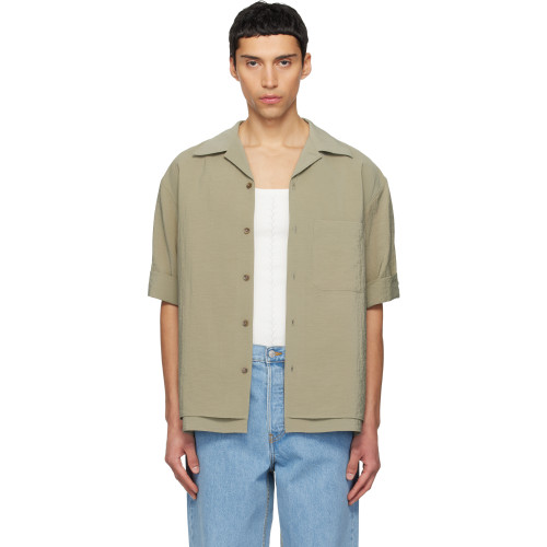 Le 17 Septembre — Double-Layered Open Collar Shirt