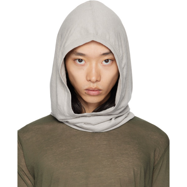 Rick Owens — Rick Owens Off-White Concordians Knit Hood