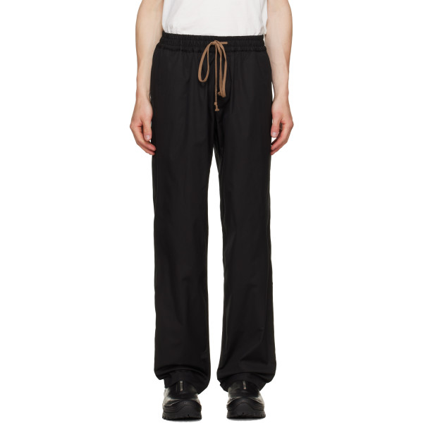 JKEEFER — Black Alec Drawcord Trousers