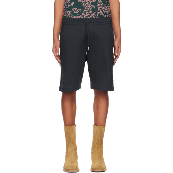 Dries Van Noten — Dries Van Noten Black Drawstring Shorts