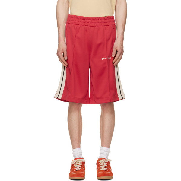 Palm Angels — Palm Angels Red Classic Logo Track Shorts