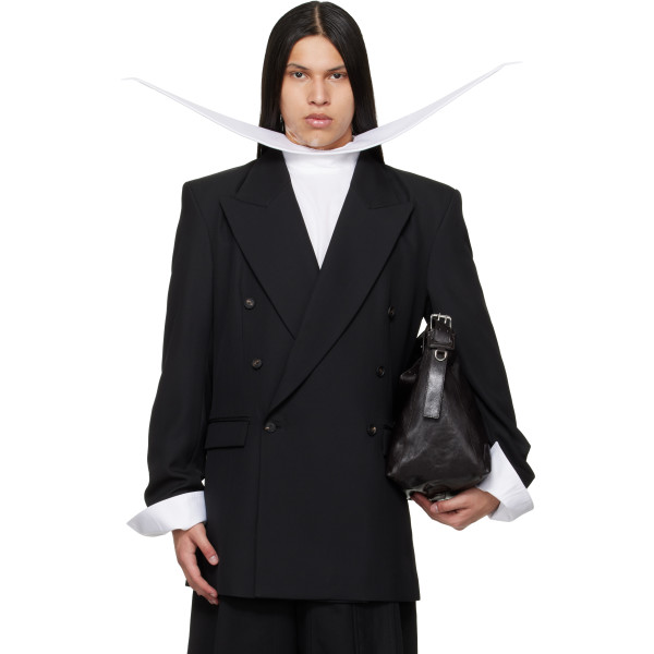 EGONlab — Black Oversized Tailored Blazer