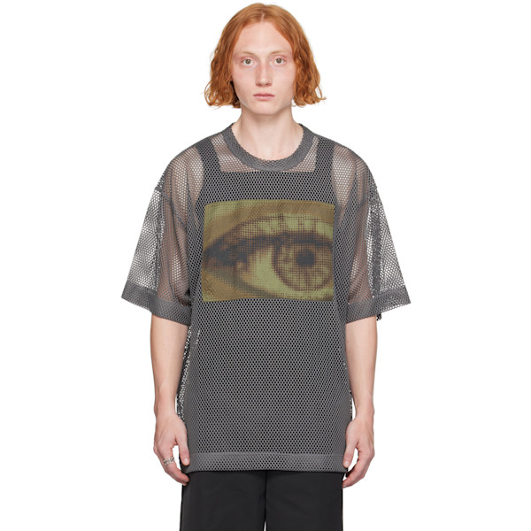 Dries Van Noten — Dries Van Noten Gray Patch T-Shirt