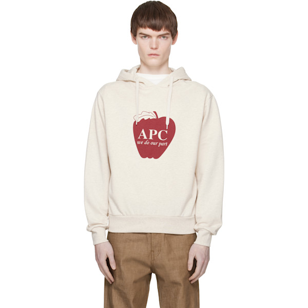 A.P.C. — A.P.C. Beige Pomme Hoodie