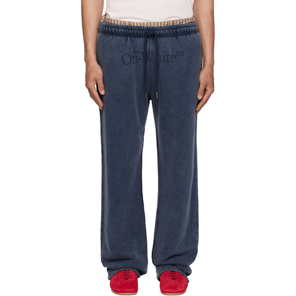 Off-White — Off-White Navy Bookish Mar Sweatpants