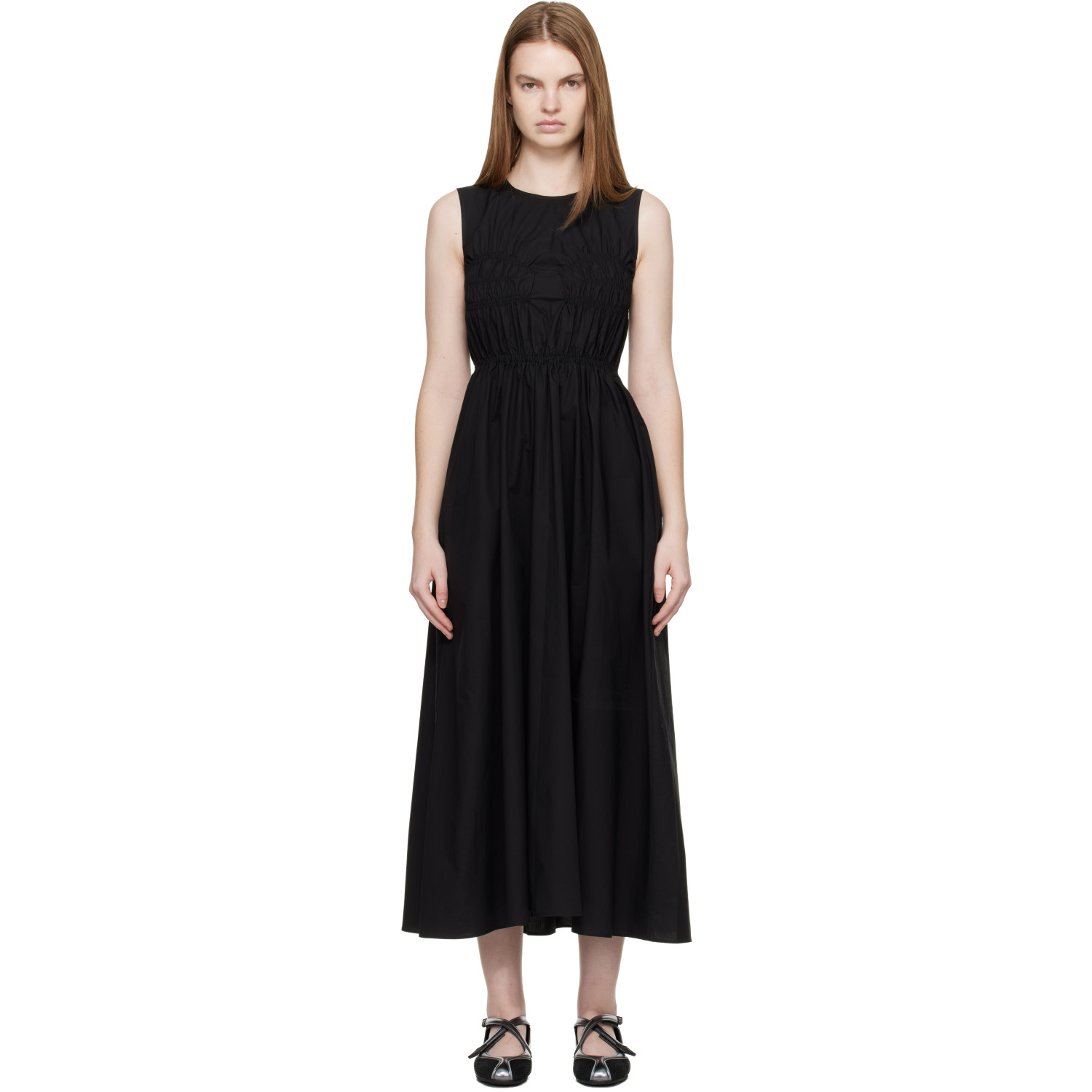 Cecilie Bahnsen Ruth Open-back Cotton-poplin Dress | Smart Closet