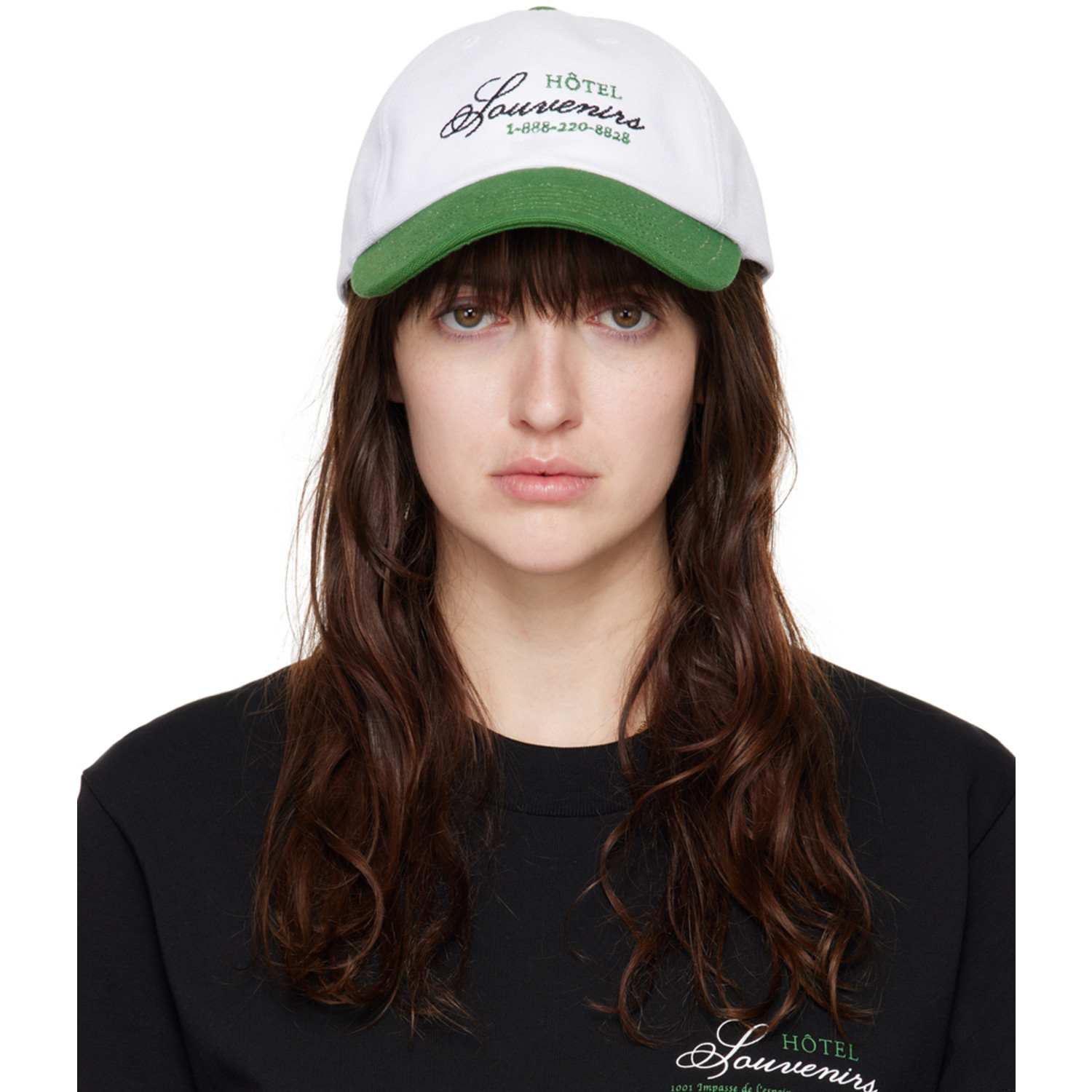A.P.C. White JJJJound Edition 'Hôtel Souvenirs' Cap | Smart Closet