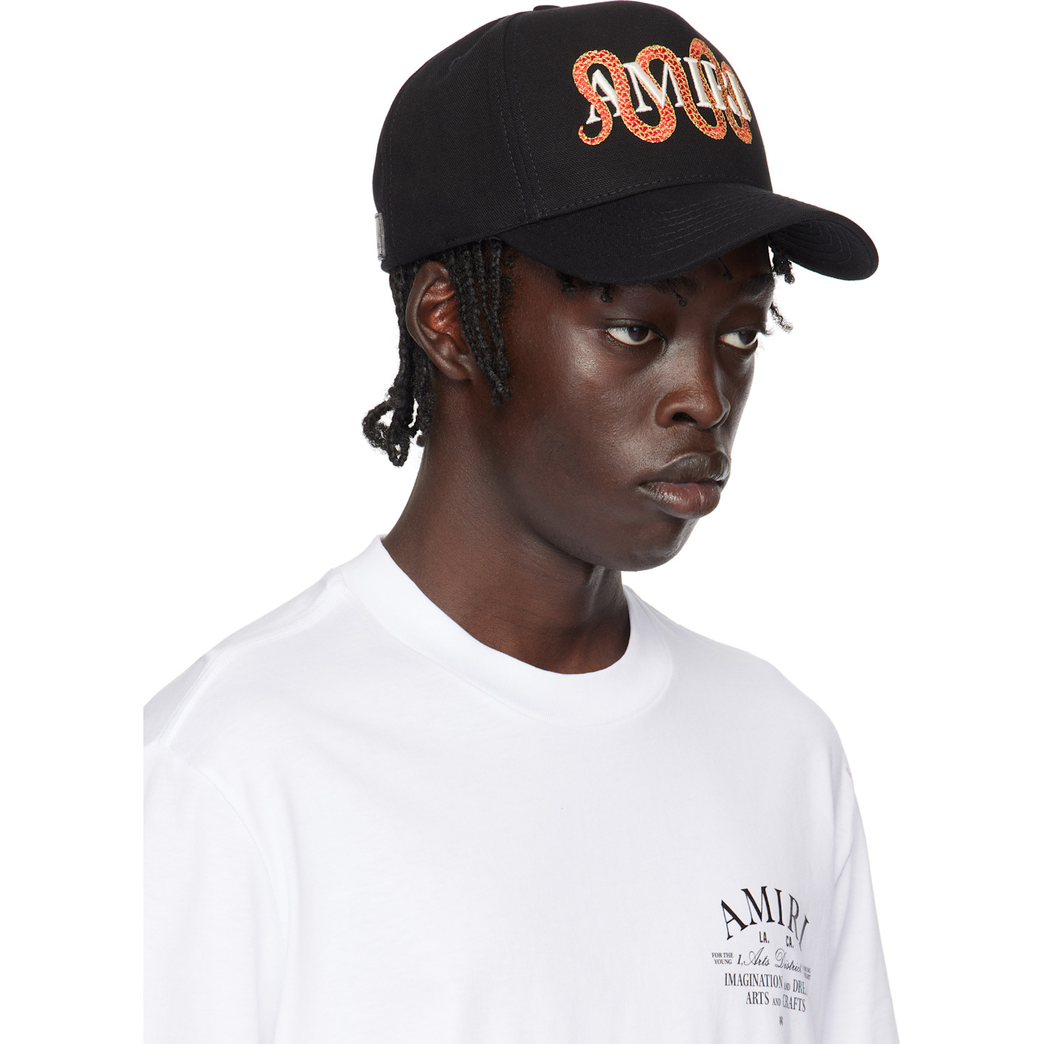 AMIRI Black 'Arts District' Trucker Cap | Smart Closet