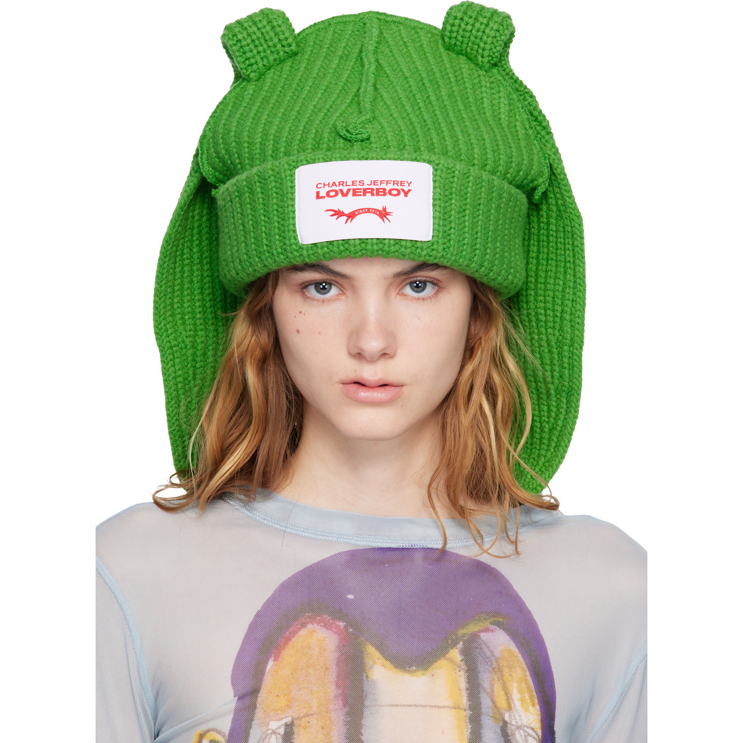 Charles Jeffrey Loverboy Chunky Rabbit beanie hat | Smart Closet