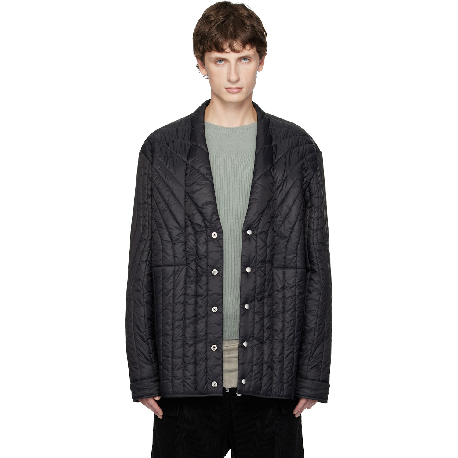 Rick Owens Bauhaus Fishtail Parka in Black | Smart Closet