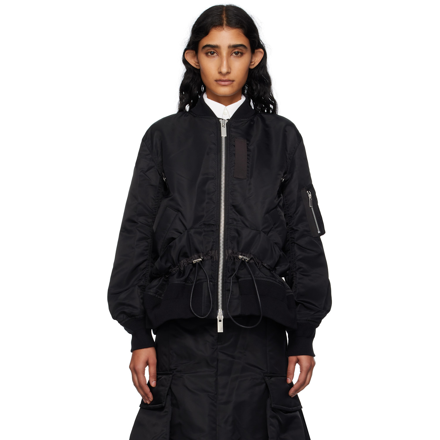 sacai zip-up bomber jacket | Smart Closet