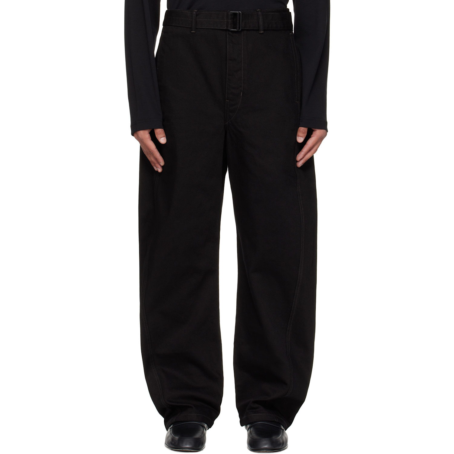 Lemaire seamless Belted Pants | Smart Closet