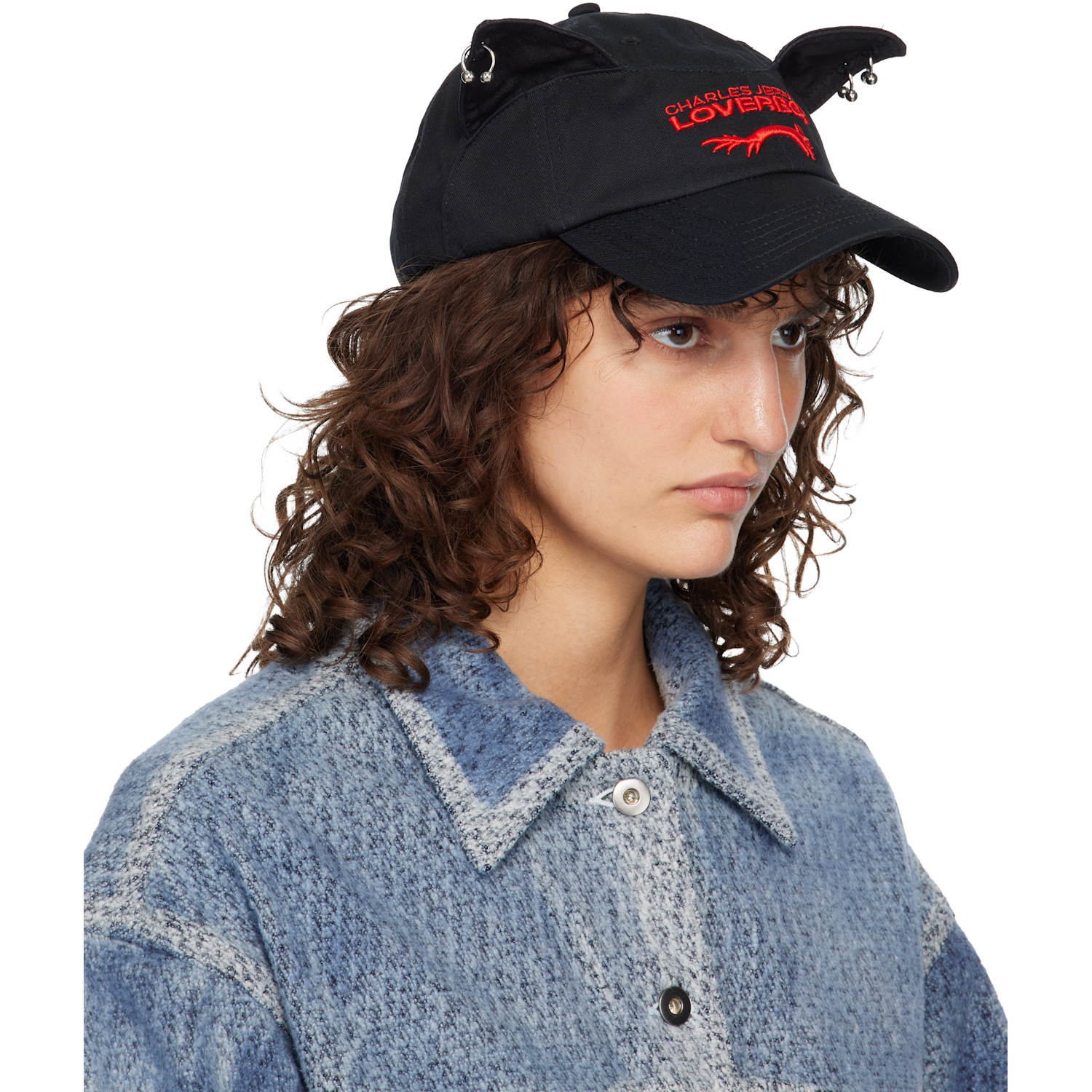 Charles Jeffrey Loverboy Black Chunky Ears Beanie | Smart Closet