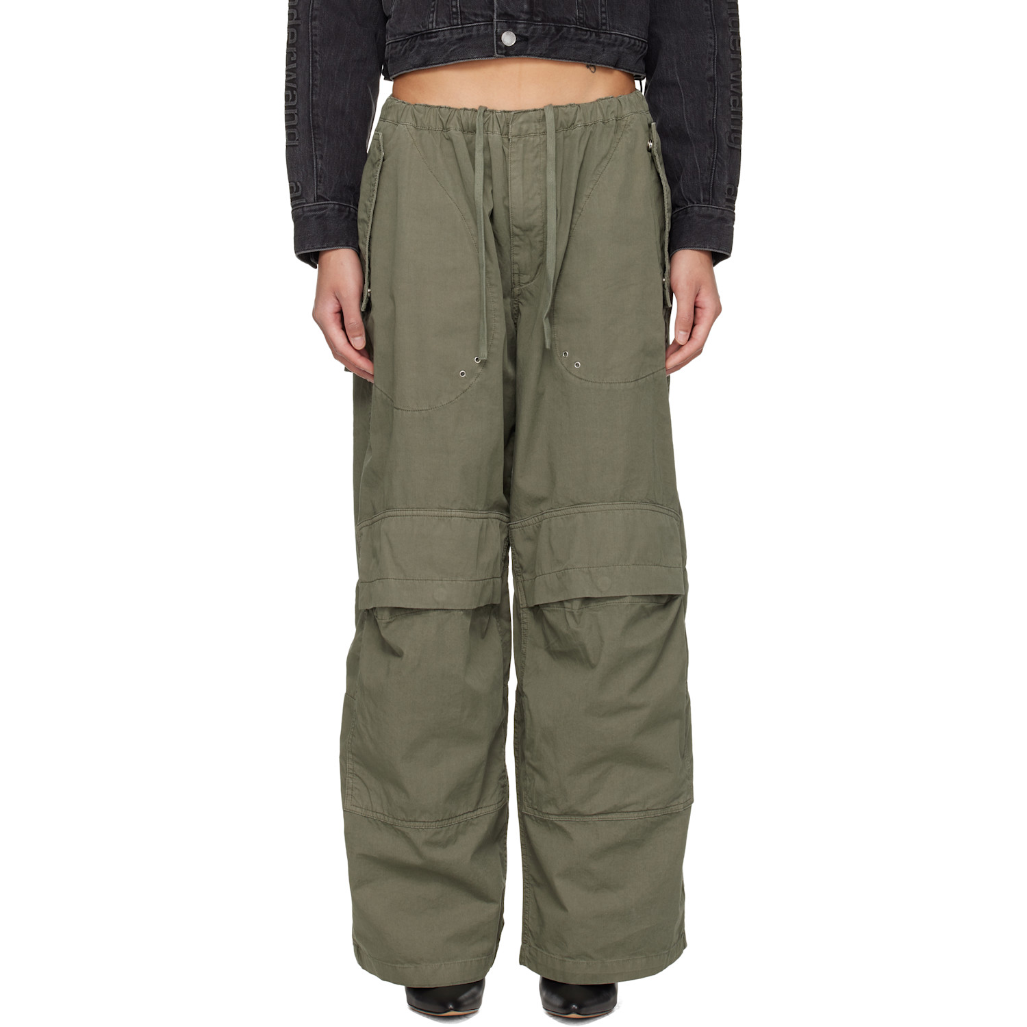 Alexander Wang Blue & Black Hybrid Cargo Jeans | Smart Closet