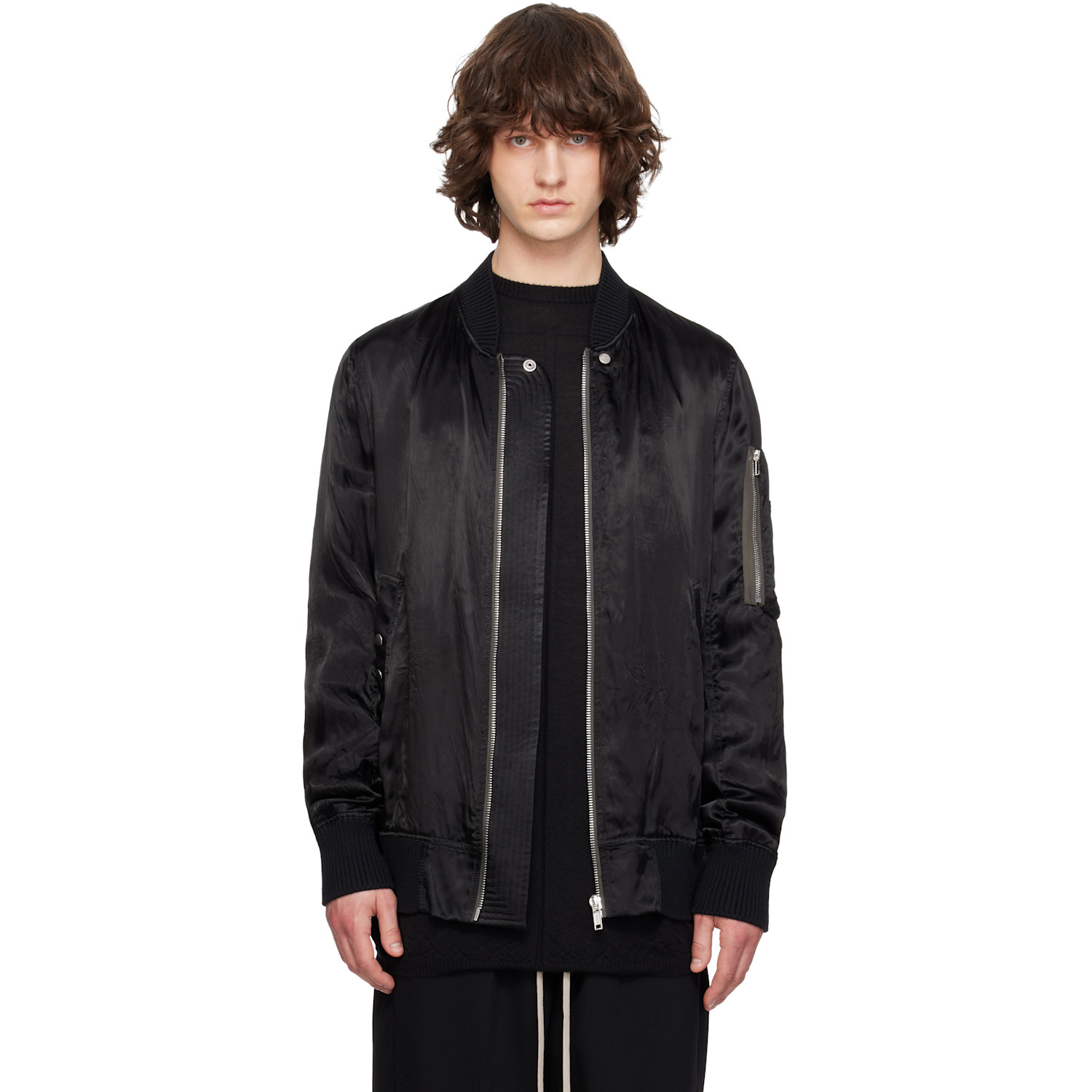 Rick Owens Black Lido Leather Jacket | Smart Closet