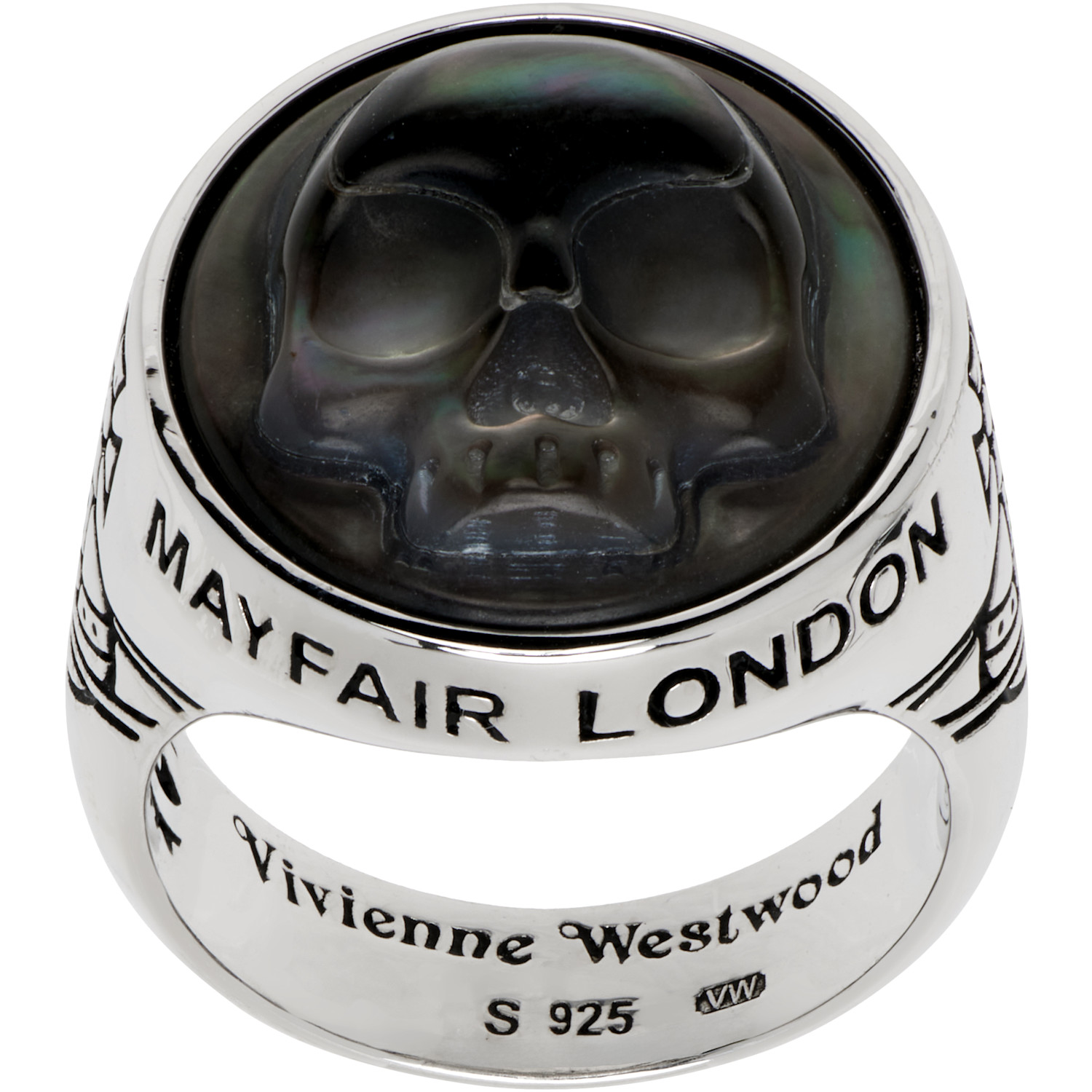 Vivienne Westwood Silver London Orb Ring | Smart Closet