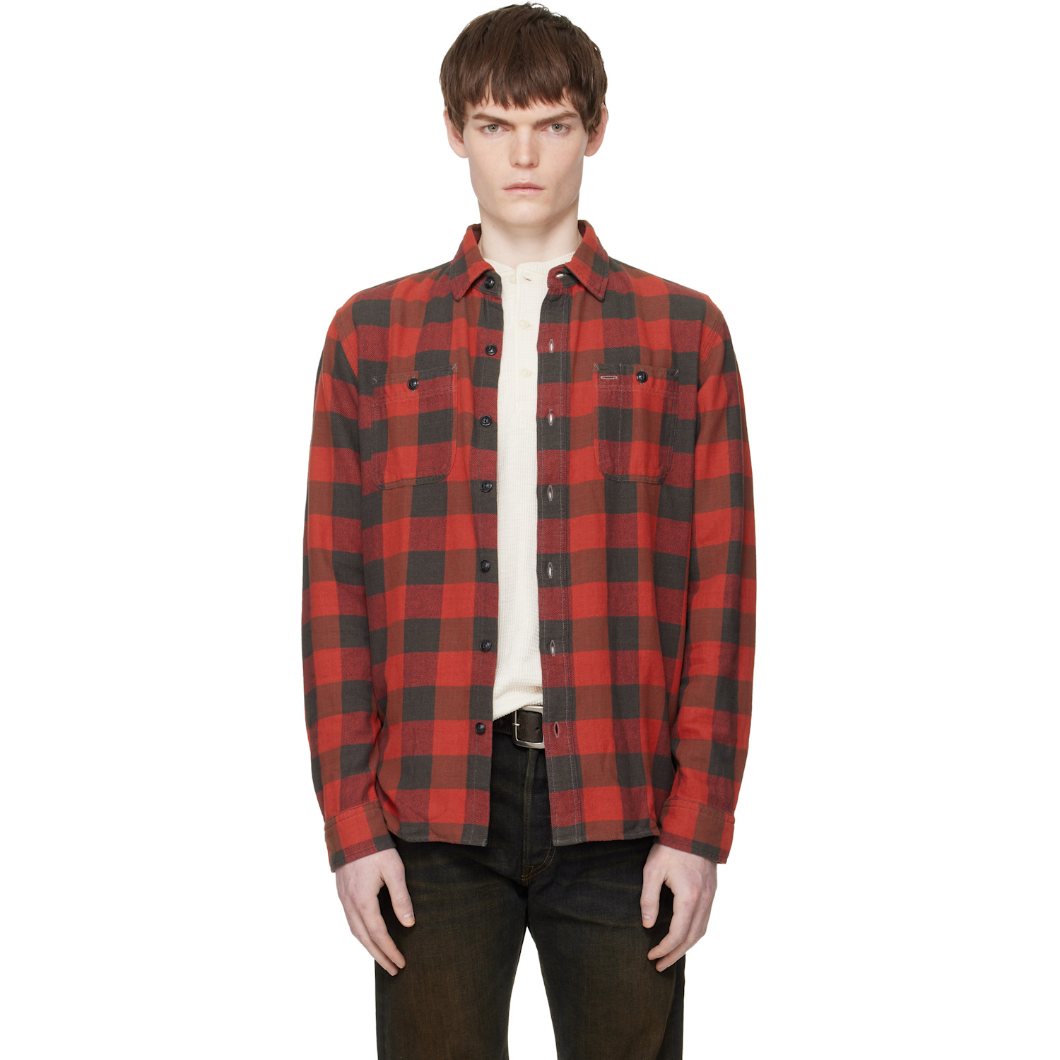 RRL Cody Checked Cotton-Jacquard Shirt | Smart Closet