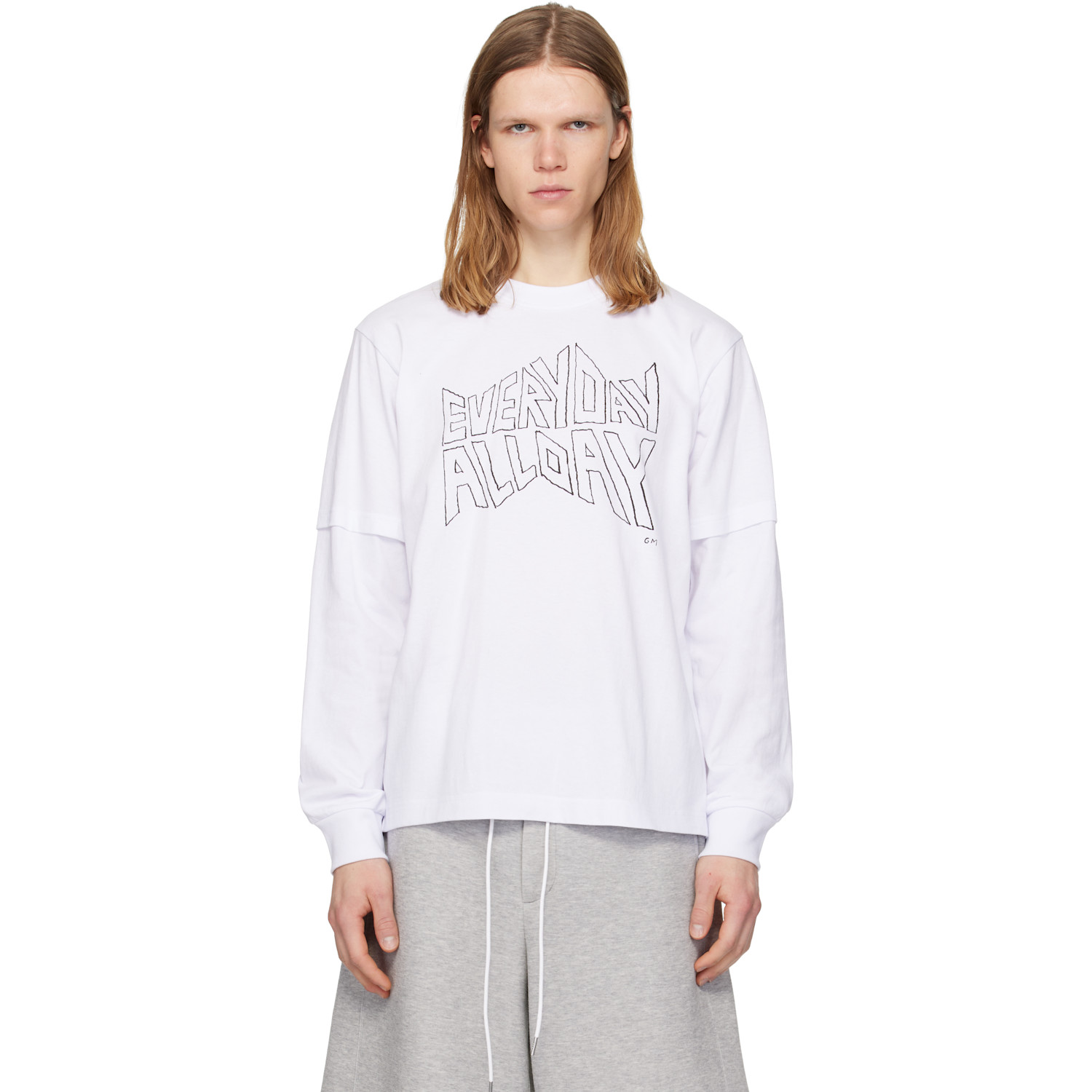 sacai White Eric Haze Edition Sweater | Smart Closet