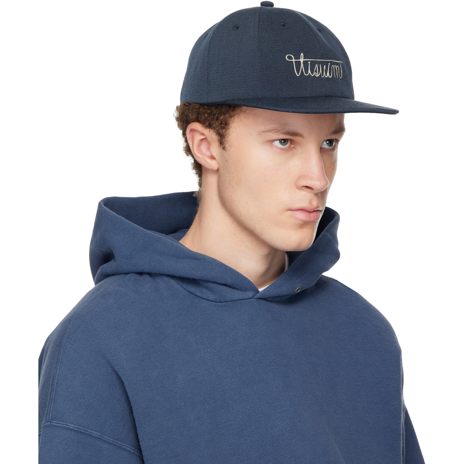 Visvim Navy Visvim Sport Baton Cap | Smart Closet