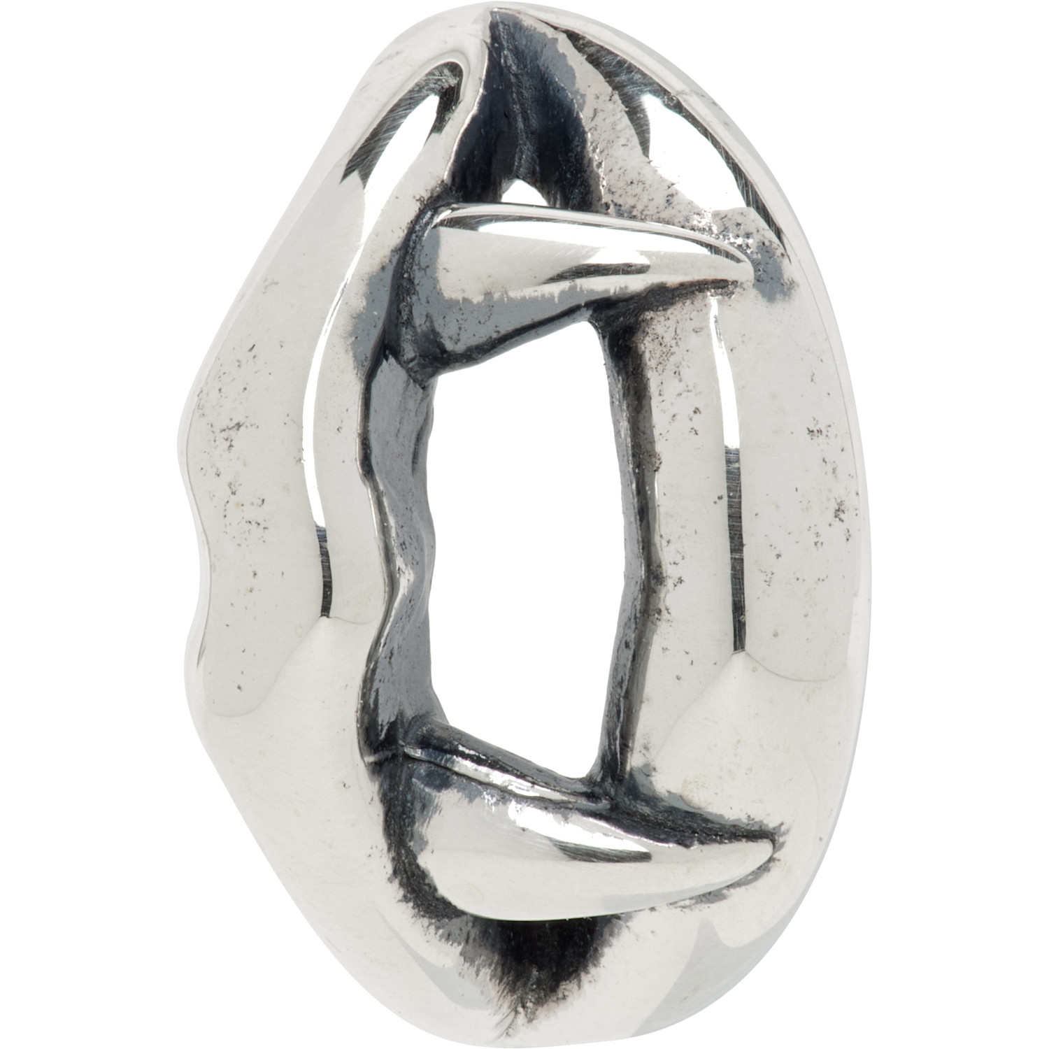 Yohji Yamamoto Silver Angel Dagger Single Earring | Smart Closet