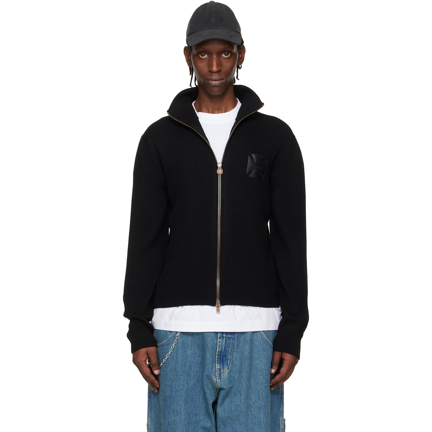 トップス VETEMENTS 22AW SOLIDARITY HOODIE VETEMENTS Black Solidarity Hoodie | Smart Closet