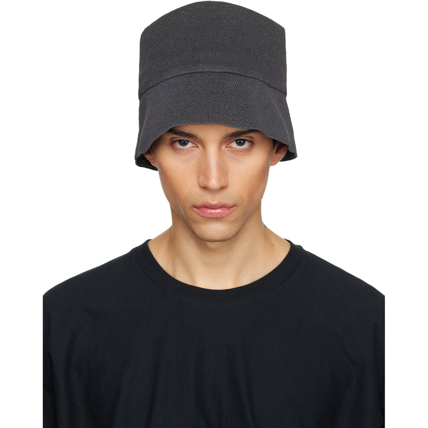 Homme Plissé Issey Miyake Black Pleats Cap | Smart Closet