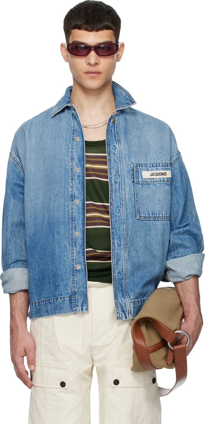 Jacquemus Le haut de Nîmes Corto jacket - Blue