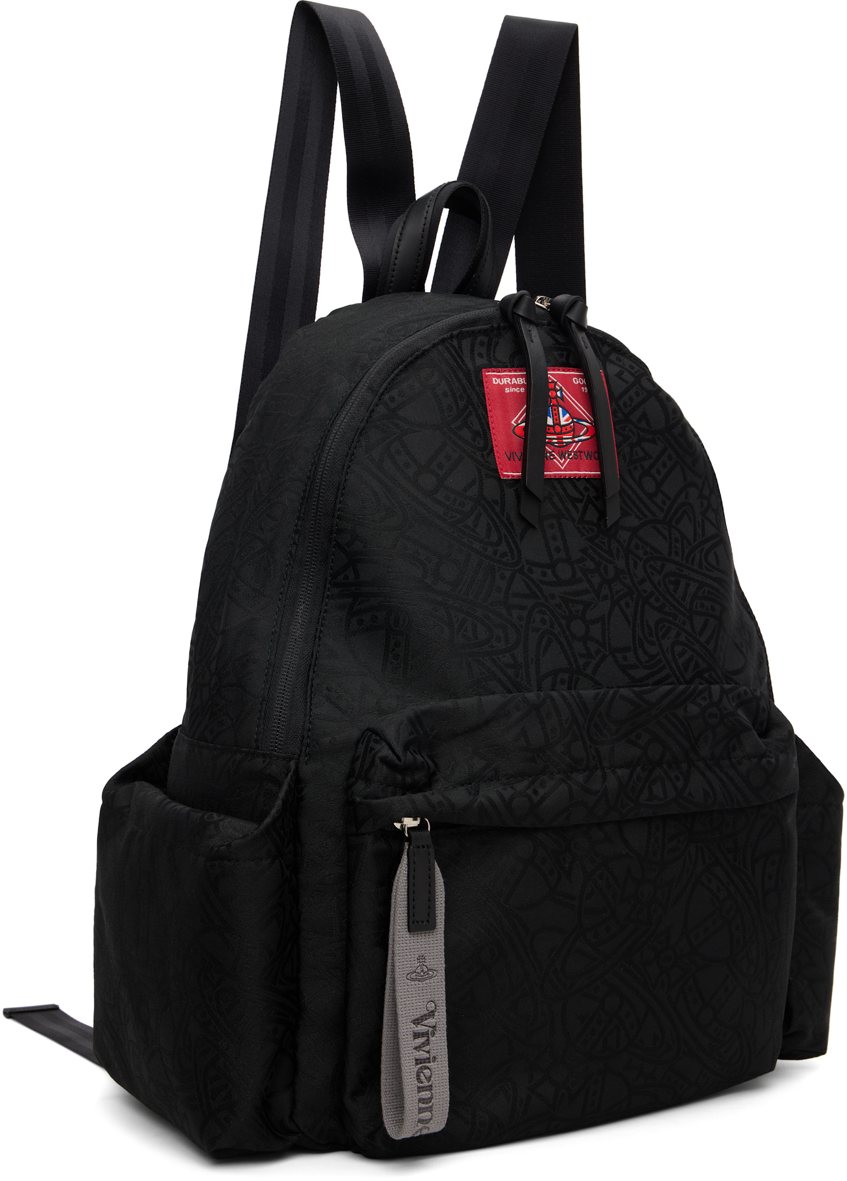 Giuseppe LAVA メンズバッグ Vivienne Westwood: Black George Backpack | SSENSE