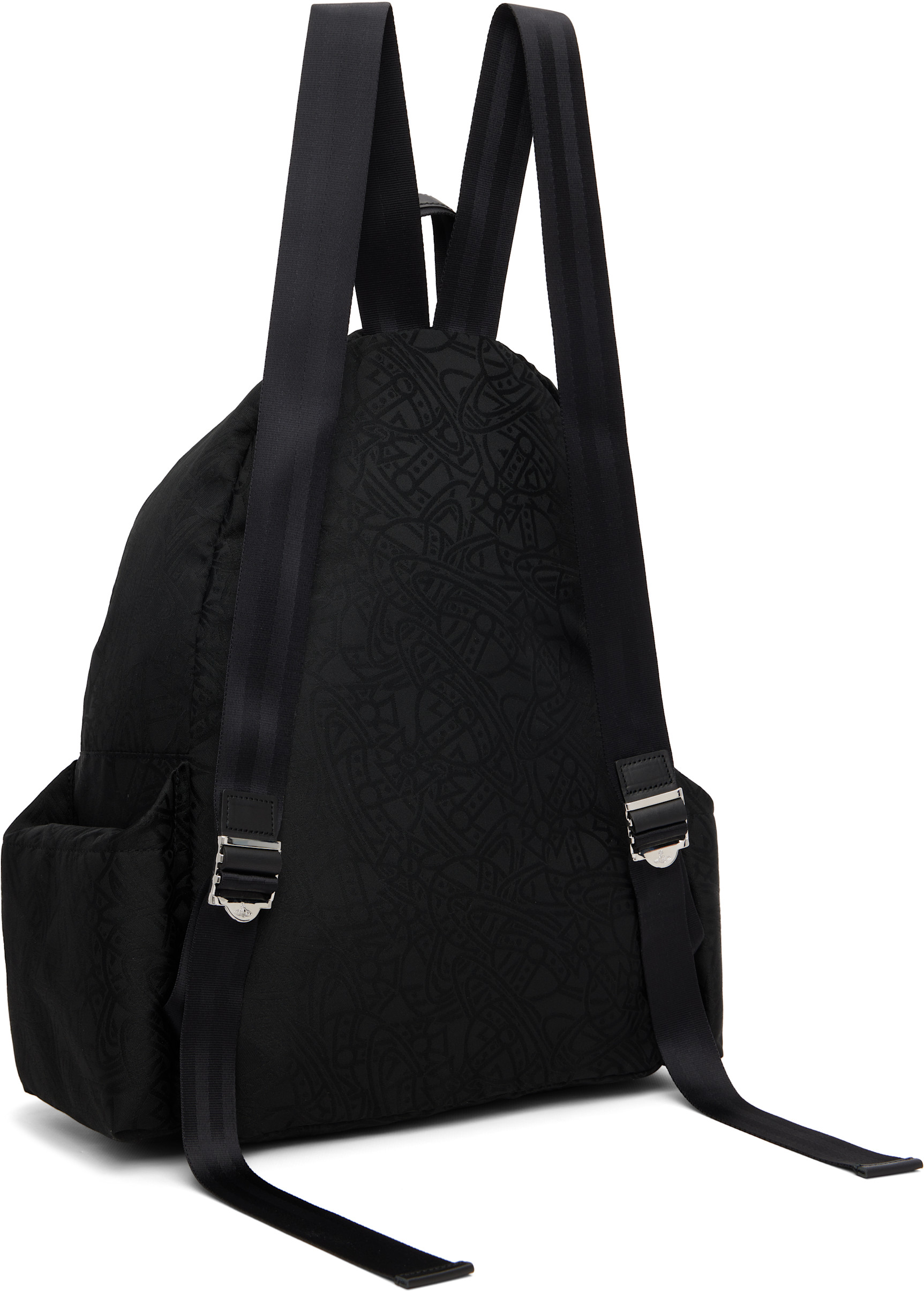 Giuseppe LAVA メンズバッグ Vivienne Westwood: Black George Backpack | SSENSE