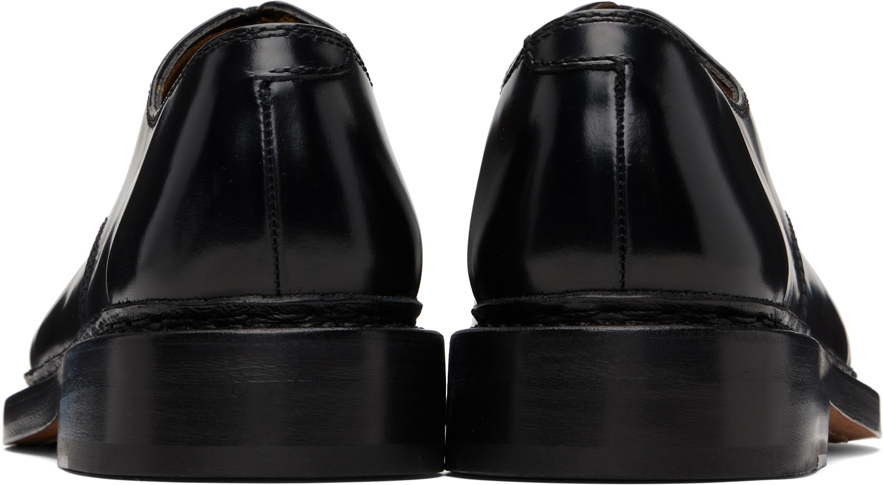 靴 our legacy uniform parade OUR LEGACY: Black Uniform Parade Derbys | SSENSE Canada