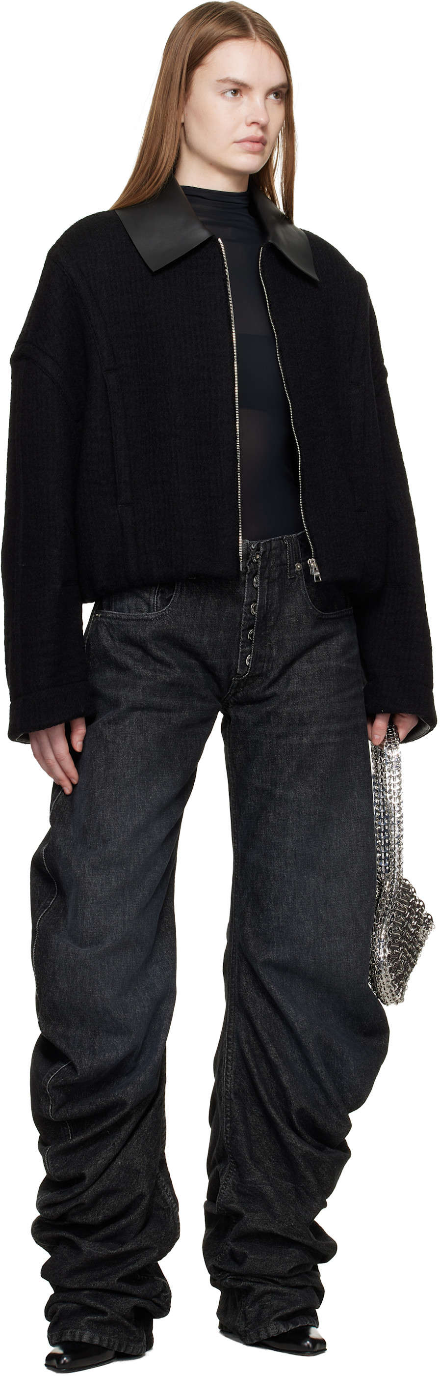 Jean Paul Gaultier: Black Oversize Fit Jeans | SSENSE