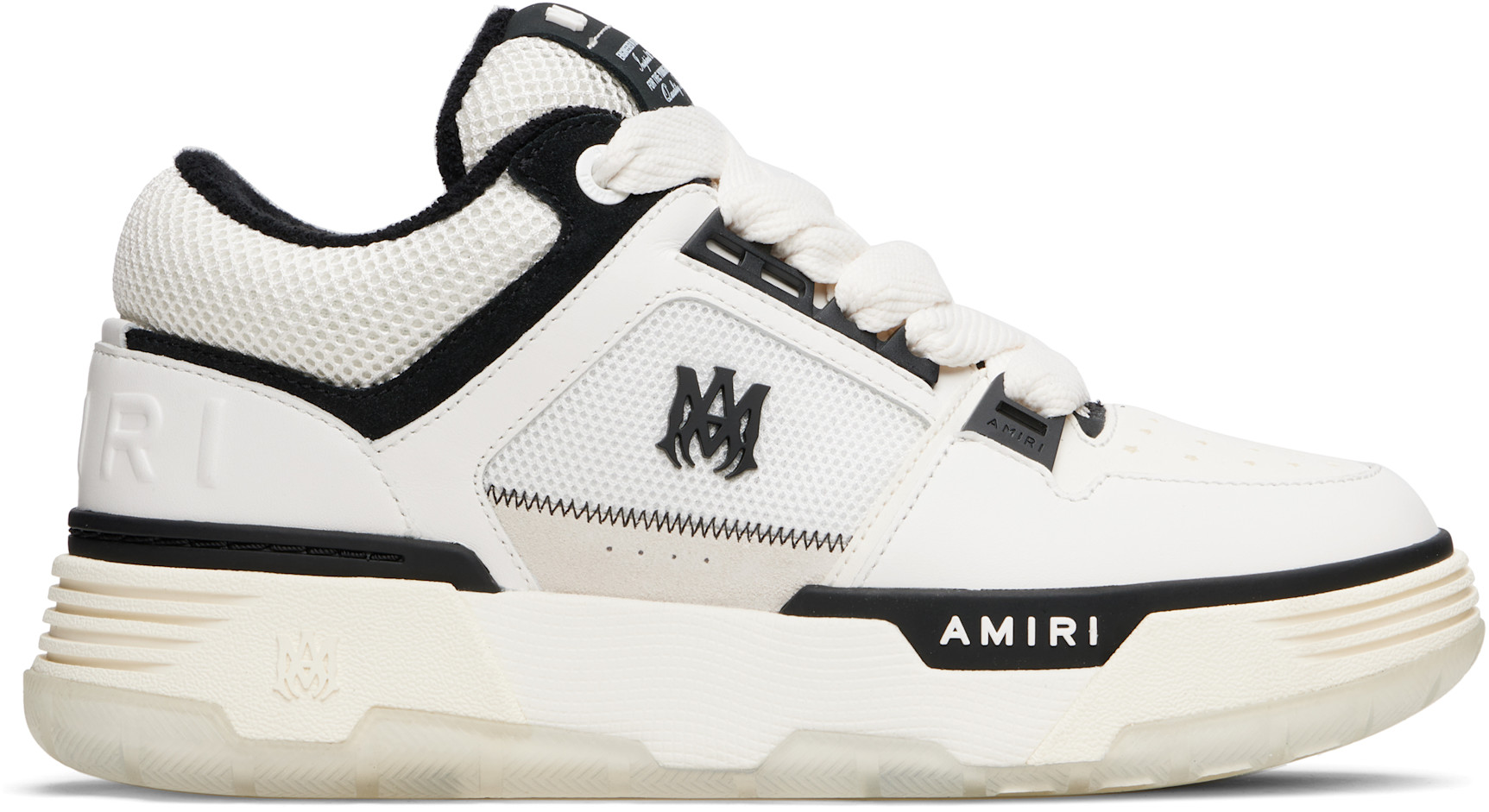 AMIRI: ホワイト&ブラック MA-1 スニーカー | SSENSE 日本 AMIRI: ホワイト&ブラック MA-1 スニーカー | SSENSE 日本