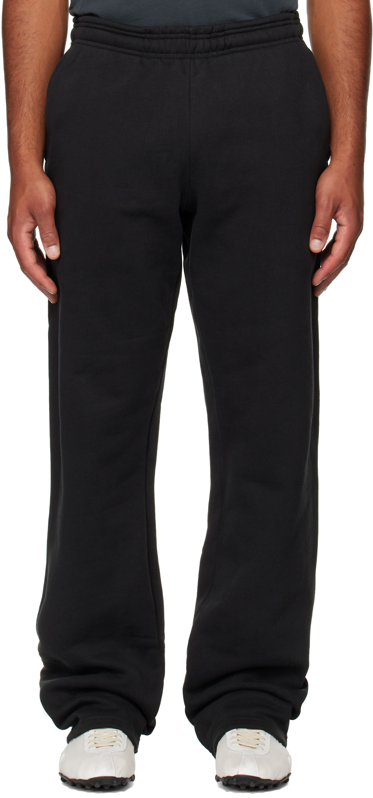 Entire Studios Black Straight-Leg Sweatpants