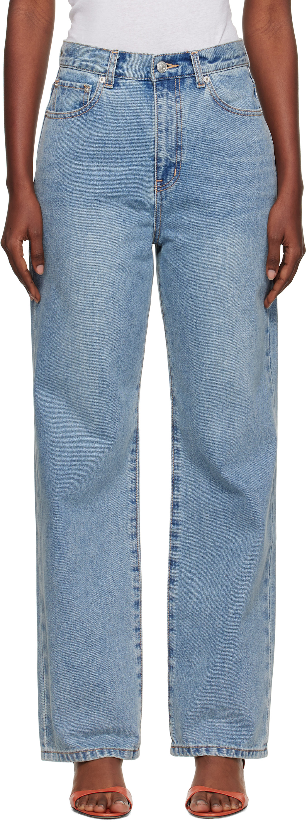 DUNST
Blue Essential Straight Full Length Jeans