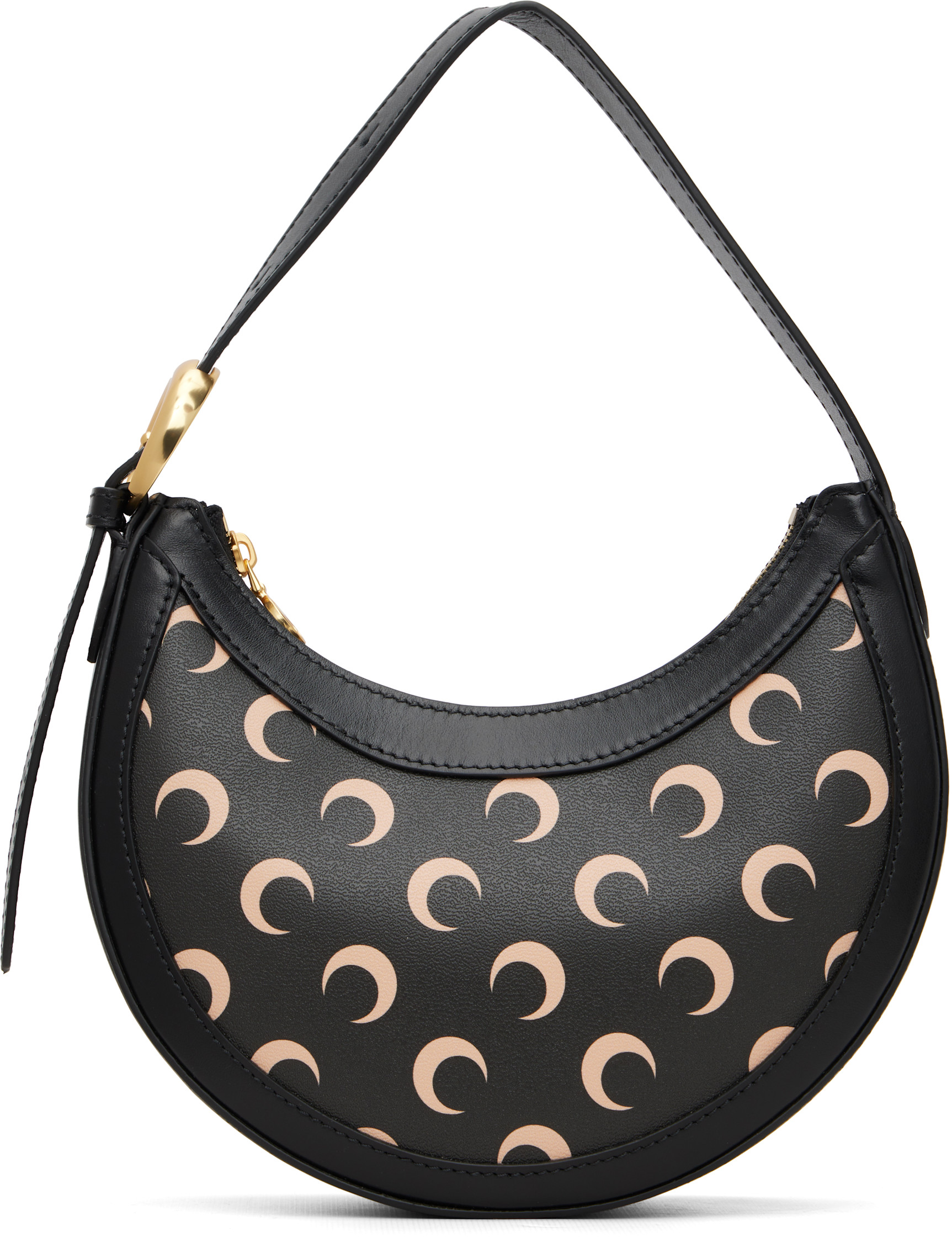 Marine Serre: Black Moon Canvas Eclips Mini Bag | SSENSE Canada Marine Serre: Black Moon Canvas Eclips Mini Bag | SSENSE Canada