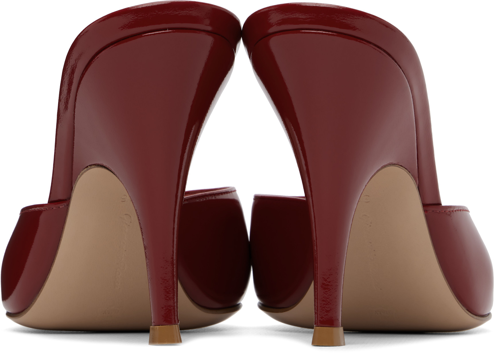 Gianvito Rossi: Red Patent Heels | SSENSE