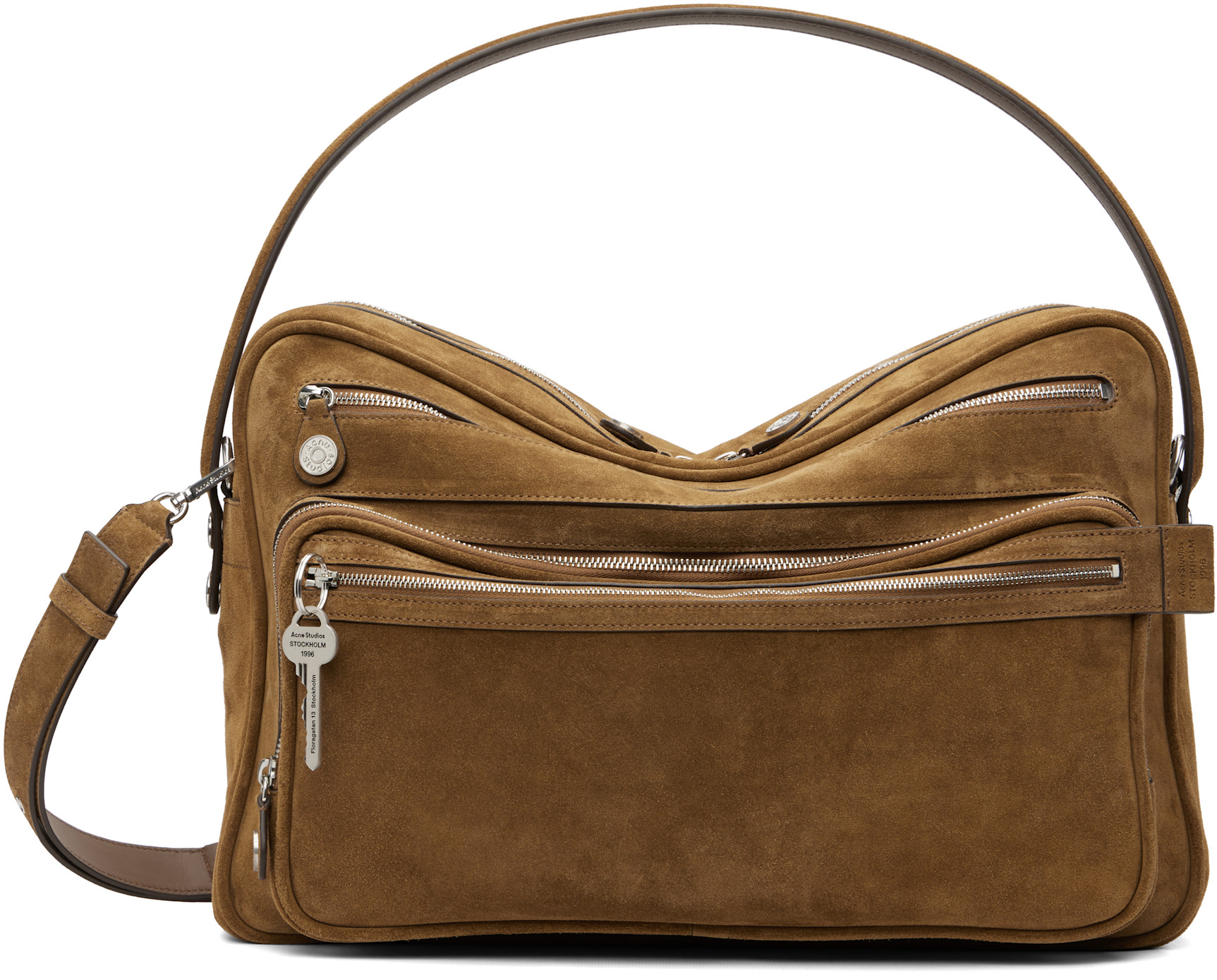 Acne Studios  Brown Camero Camera Shoulder Bag