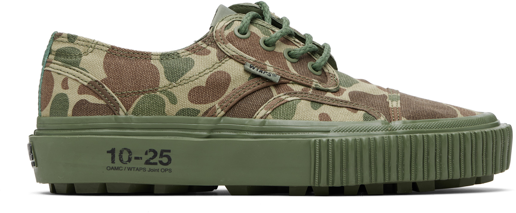 WTAPS: カーキ Vans & OAMCエディション Seylynn スニーカー | SSENSE 日本 WTAPS: カーキ Vans & OAMCエディション Seylynn スニーカー | SSENSE 日本