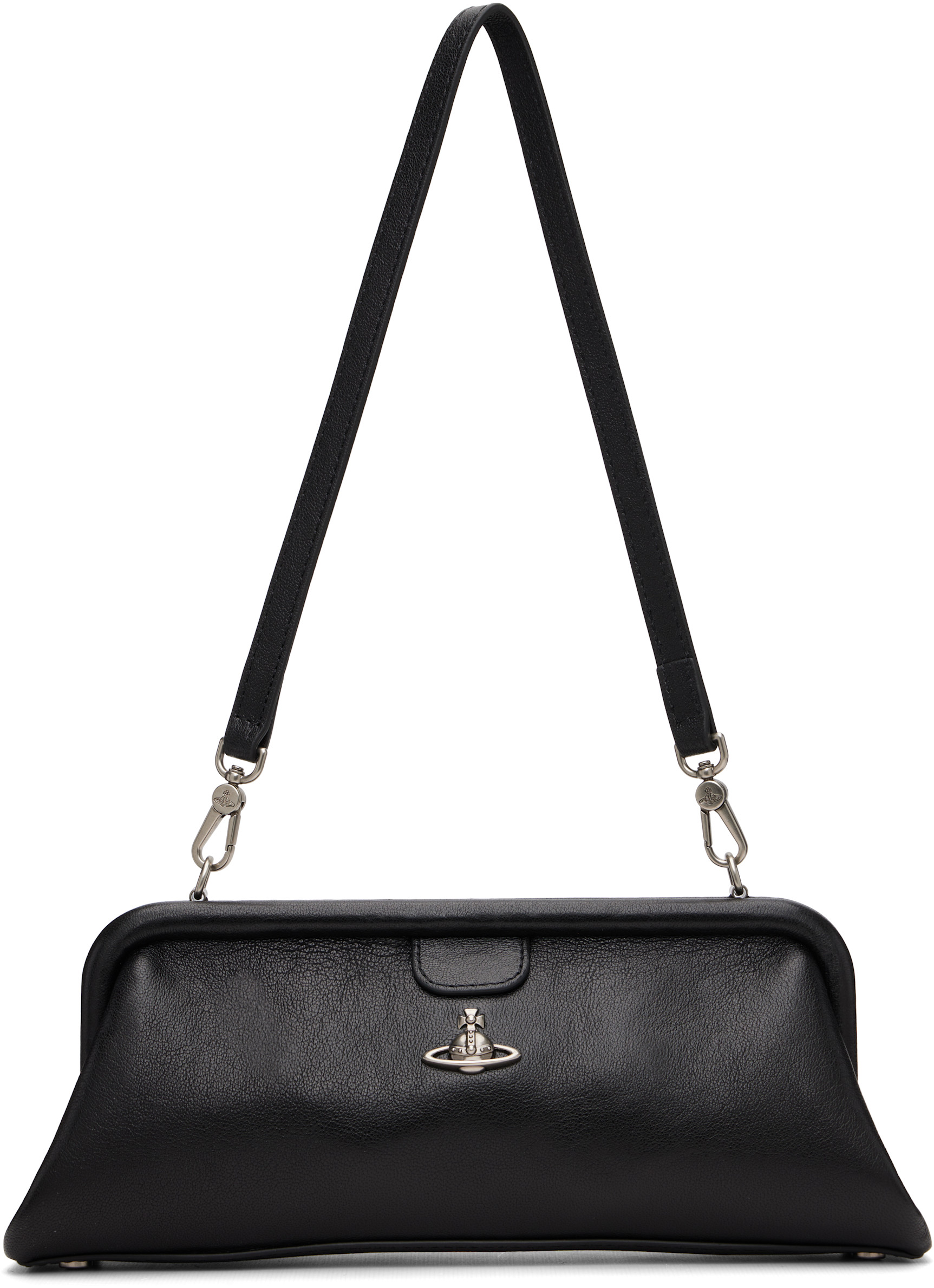 Vivienne Westwood: Black Jane Frame Bag | SSENSE Mexico