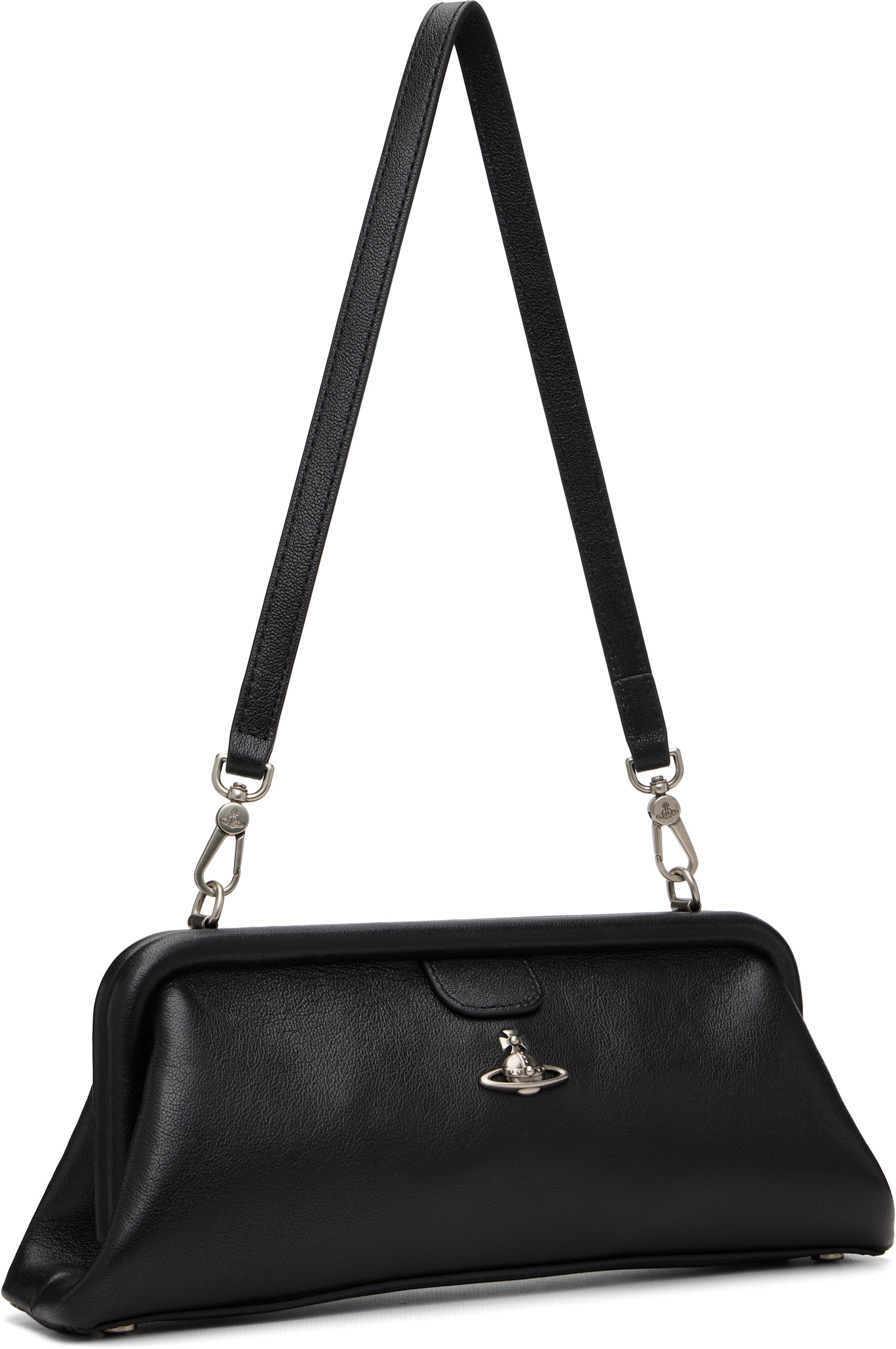Vivienne Westwood: Black Jane Frame Bag | SSENSE Mexico